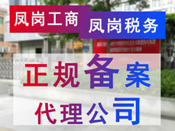 東莞鳳崗工商稅務正規備案代理公司